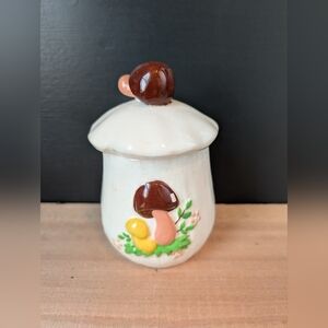 Vintage Little Mushroom Canister